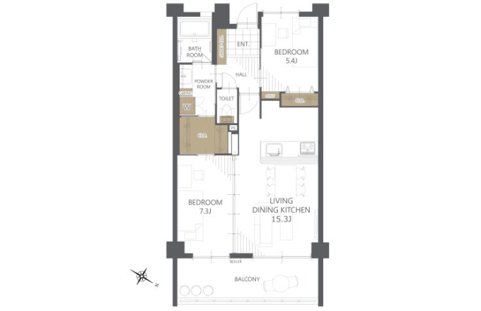 グランデ・プレミアムビスタ野嵩EAST 606号室｜宜野湾市｜3,690万円｜2LDK｜60.22㎡｜中古マンション