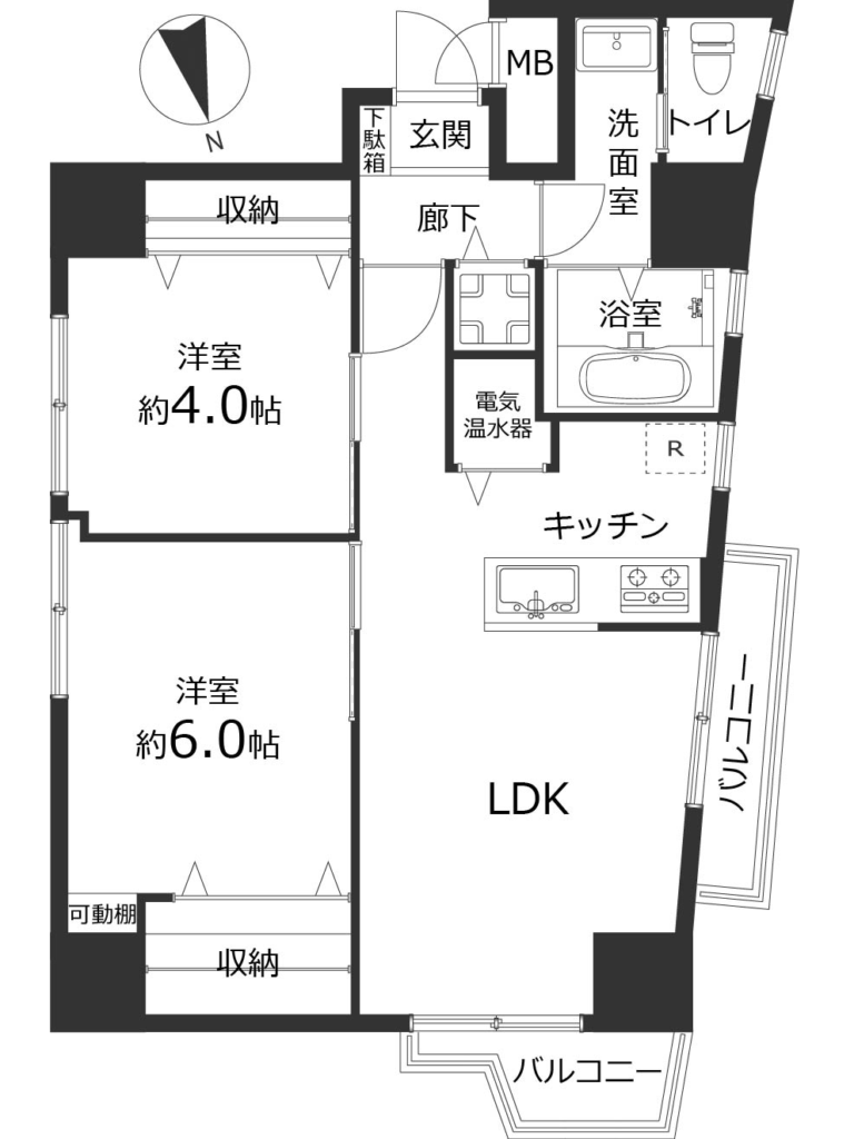 コートシティ木場｜木場駅徒歩4分｜6,480万円｜2LDK｜54.01㎡｜売買マンション