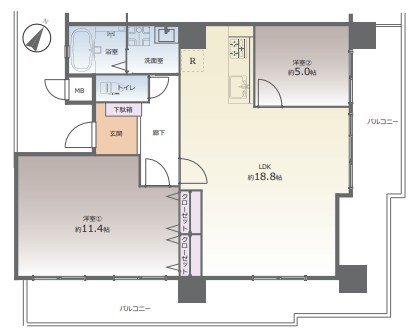 サントピア泊一丁目｜那覇市泊｜4,190万円｜2LDK｜75.95㎡｜中古マンション