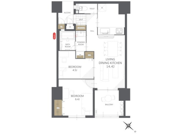 プレミアムコート浦添牧港｜浦添市｜3,690万円｜2LDK｜55.37㎡｜中古マンション