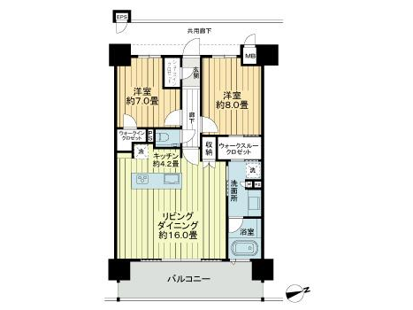 モンドミオ沖縄リゾートライカムヒルズ 406号室｜北中城村｜賃料25万円｜2LDK｜80.44㎡｜新築賃貸マンション