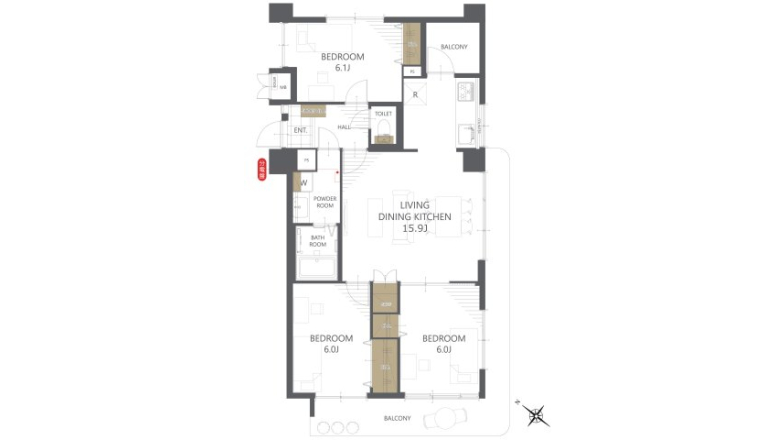 ライオンズマンション真志喜306号室｜宜野湾市｜3,390万円｜3LDK｜72.87㎡｜中古マンション