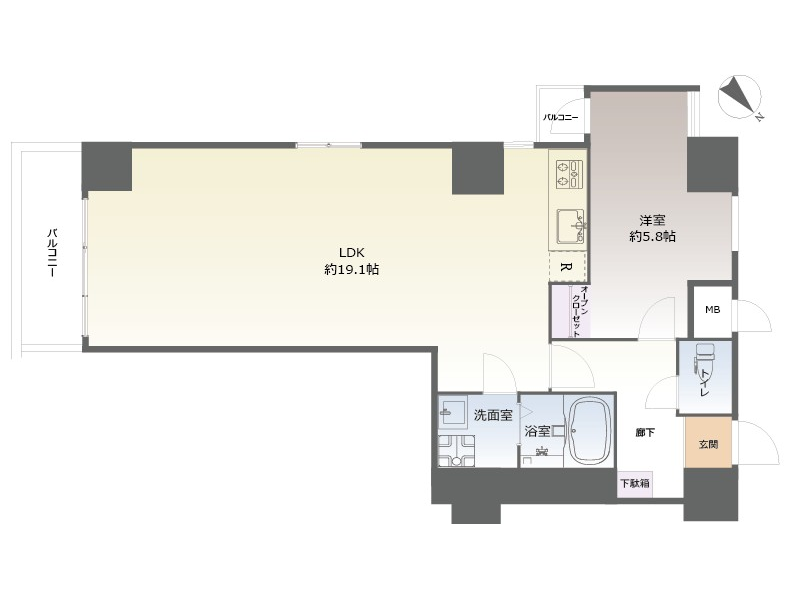 ライオンズマンション浮島通り｜那覇市｜2,490万円｜1LDK｜59.60㎡｜中古マンション