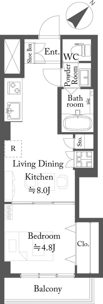 上馬マンション206号室｜駒沢大学駅徒歩2分｜2,780万円｜参考利回り約5.18％｜オーナーチェンジ物件