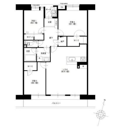 新蓮根団地 第14号棟803号室|蓮根駅徒歩5分・6,490万円・83.28㎡の3LDK|売買マンション