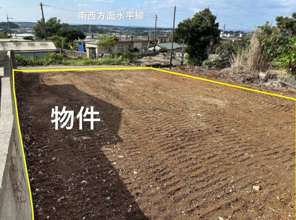 糸満市新垣の売地|222.5㎡・791万円・建築条件なしの高台土地