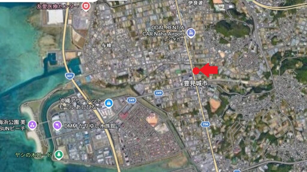 豊見城市渡橋名・売地|土地378㎡・7,500万円|商業施設向き土地