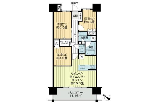 ライオンズ那覇三原マスターズゲート1202号室｜那覇市三原・3LDK・17.5万円｜賃貸マンション