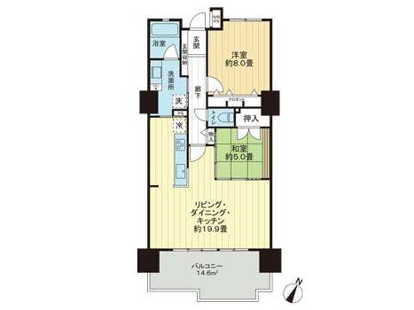 アルトゥーレ美浜1503号室|北谷町宮城・20.5万円・75.65㎡・2LDK|賃貸マンション