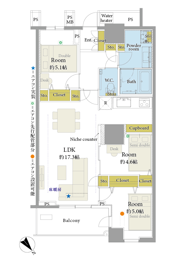 THE TOKYO TOWERS MID TOWER 3719号室｜勝どき駅徒歩5分・14,999万円・73.94㎡・3LDK｜売買マンション
