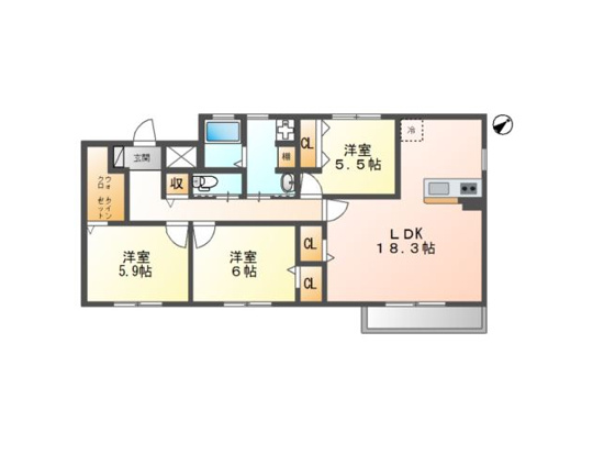 Bliss Hills 301号室|浦添市経塚・経塚駅徒歩7分・賃料15万円・87.31㎡・3LDK|賃貸マンション